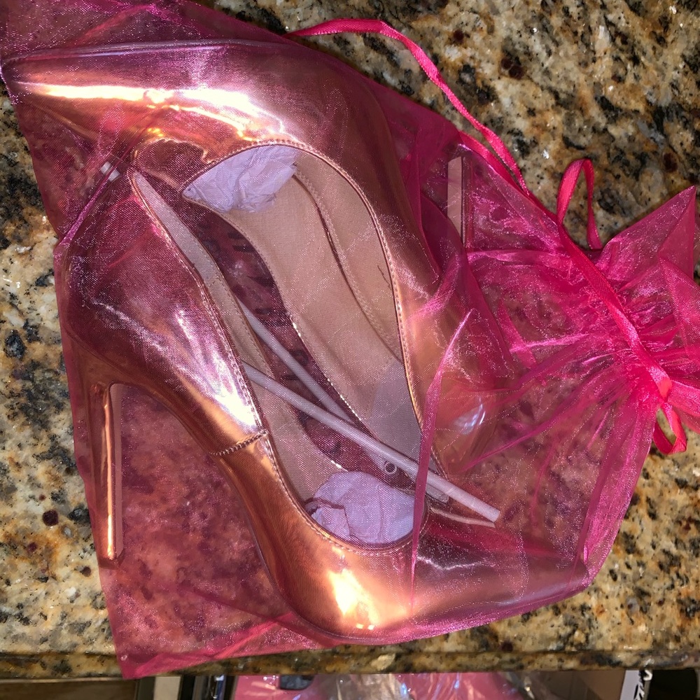 New Rose Gold heels